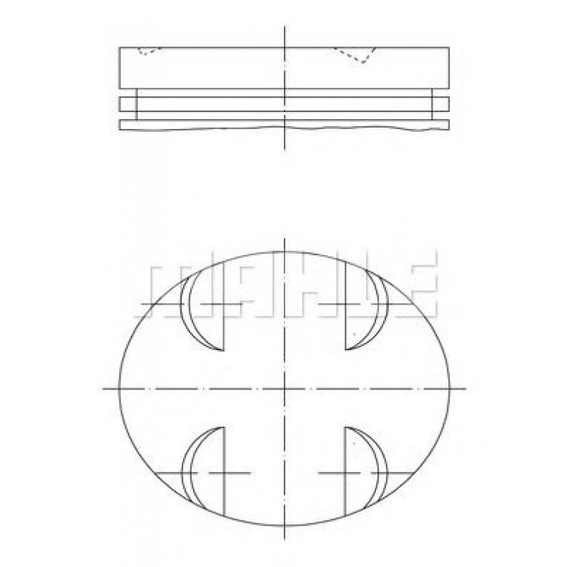 0052400 Mahle - Поршень